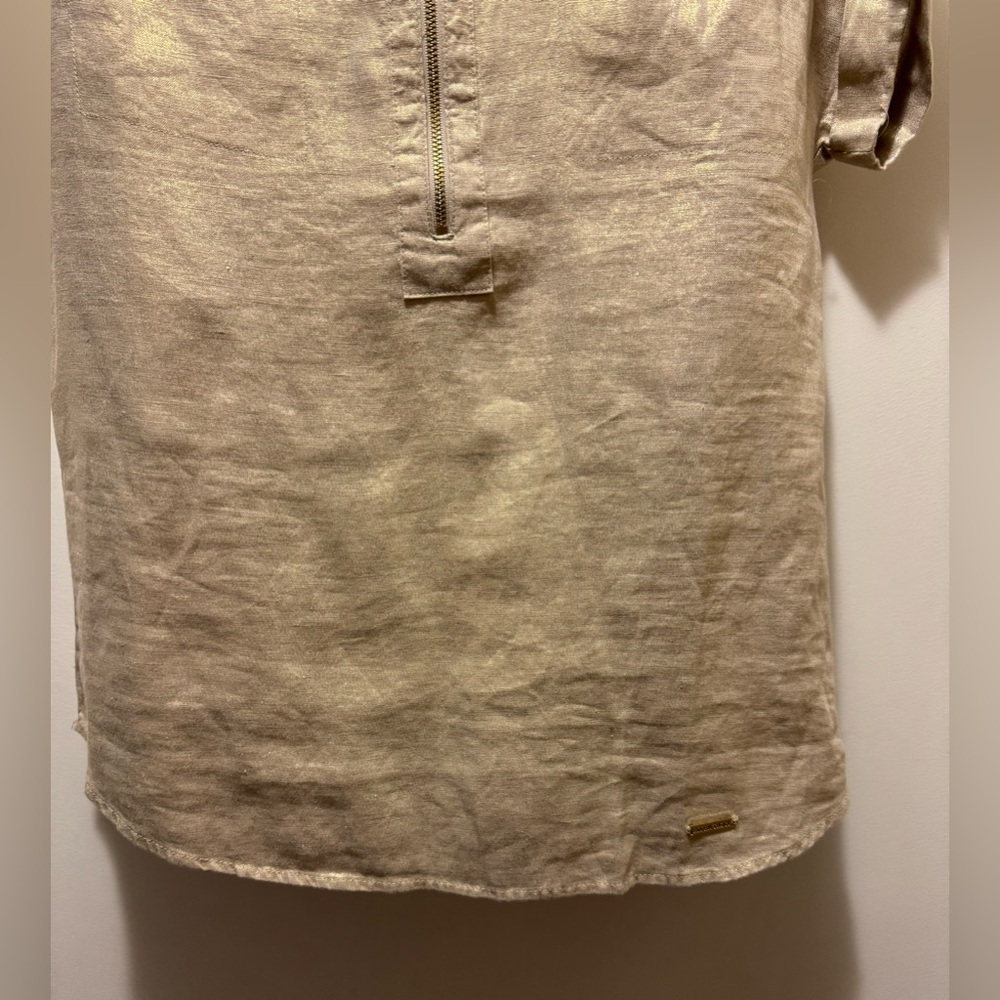 Ellen Tracy Gold Short Sleeve Women's Top Size S - Picture 14 of 15